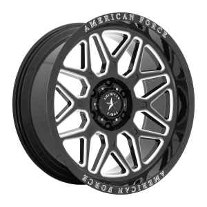 American Force Cast – AC001 RUSH – Black – 22″x10″ -18mm – Summer Wheels – AC001BB22106318N